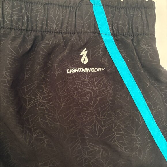 New Balance Shorts, Size S, Women's, Black and Teal, Geometric pattern - Picture 6 of 8